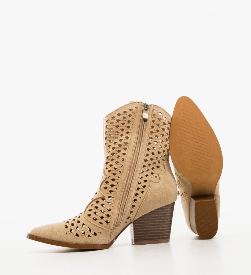 Botine dama Cameron Bej - Img 4