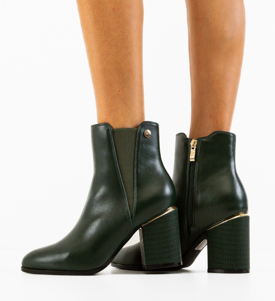 Botine dama Inimay Verzi - Img 4