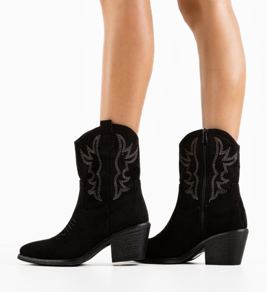 Botine dama Kamal Negre - Img 4