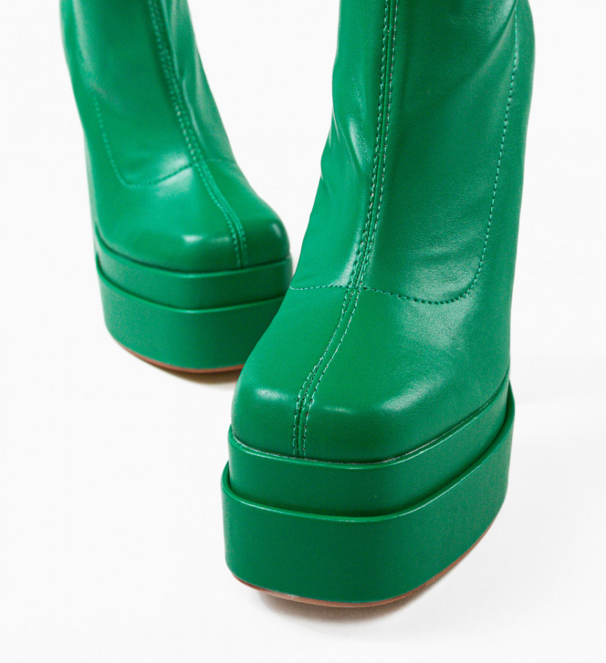 Botine dama Platouy Verzi - Img 2