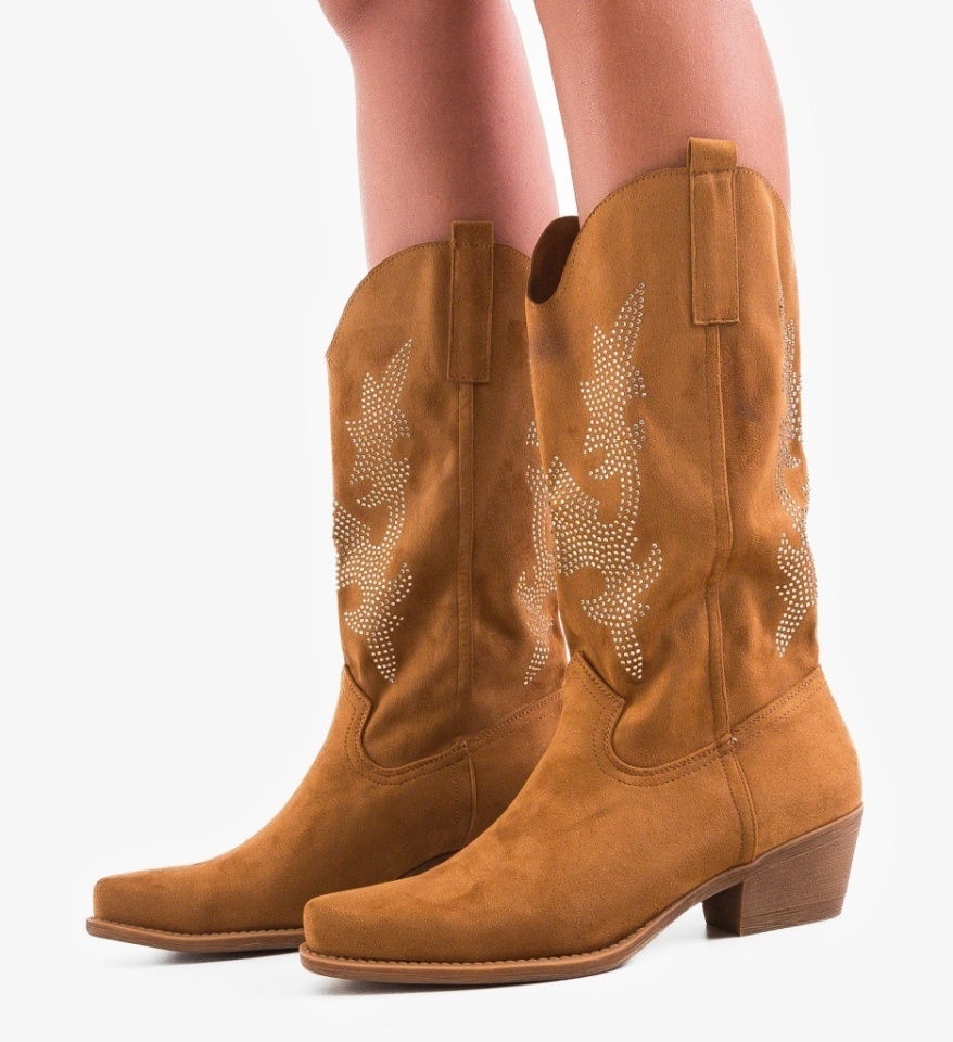 Cizme dama Kaitlyn Camel - Img 5