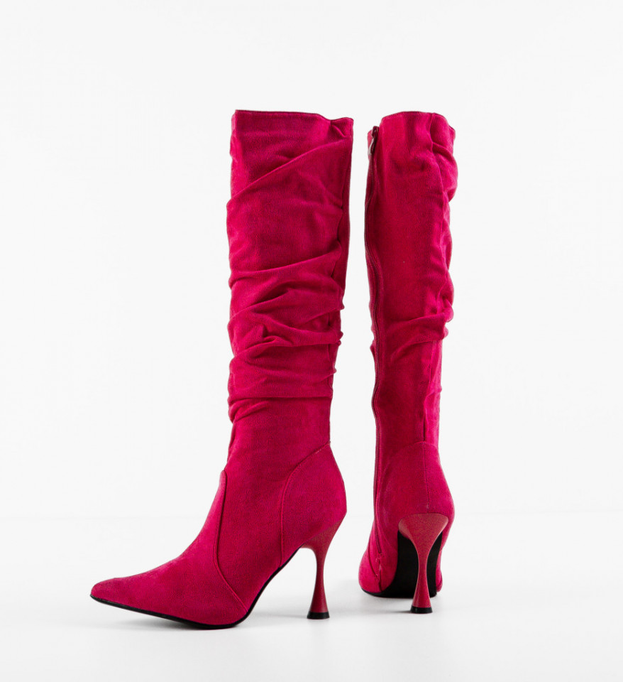 Cizme dama Klabo Fuchsia - Img 4