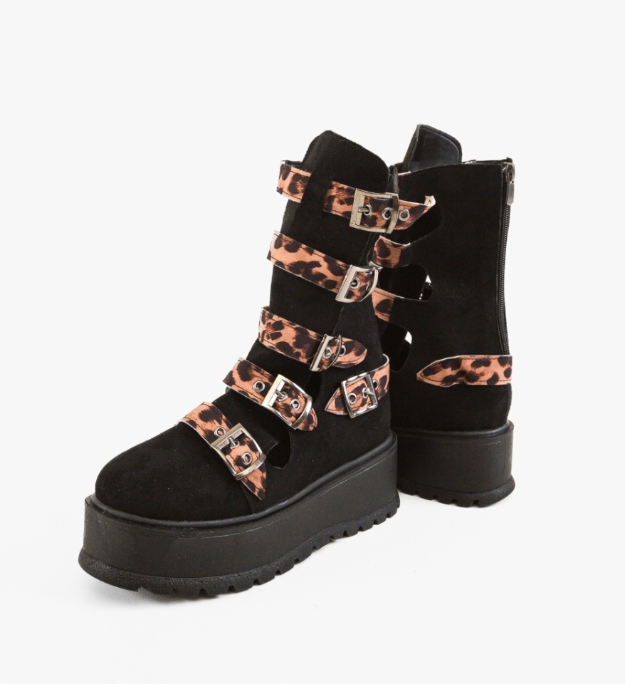 Ghete dama Stripe Negre 4 - Img 2