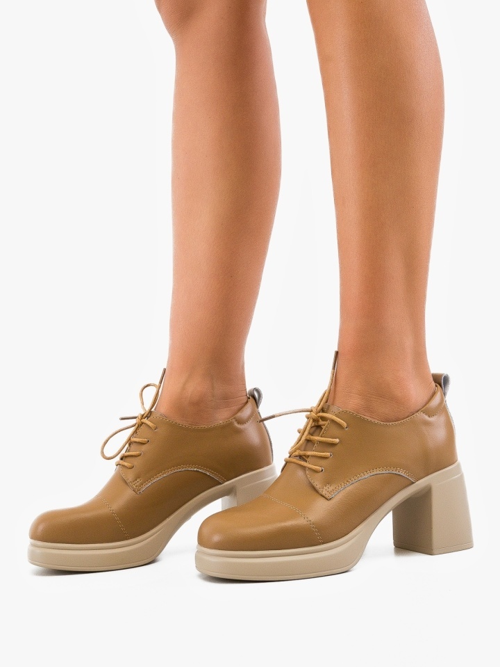 Pantofi Casual Abraxos Camel - Img 5