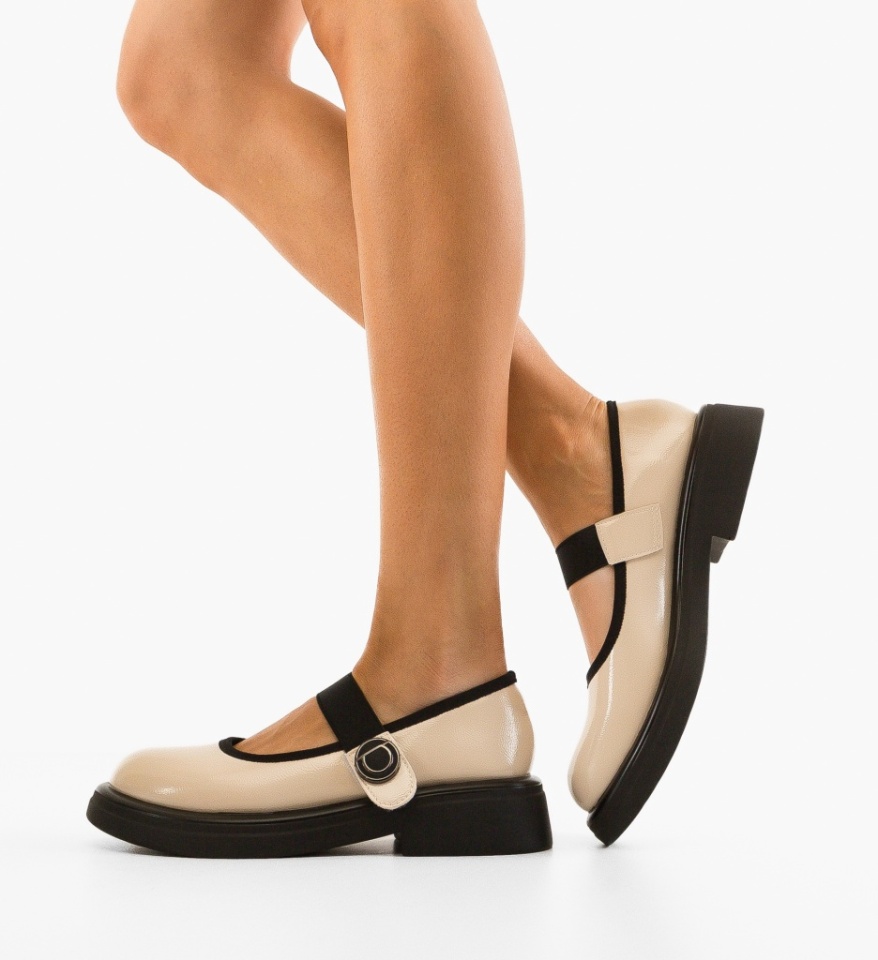 Pantofi Casual Adem Bej 3 - Img 4