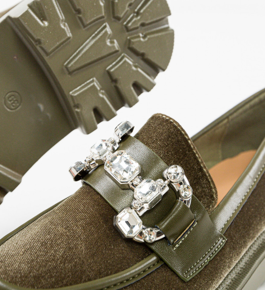 Pantofi Casual Adkins Verzi - Img 4
