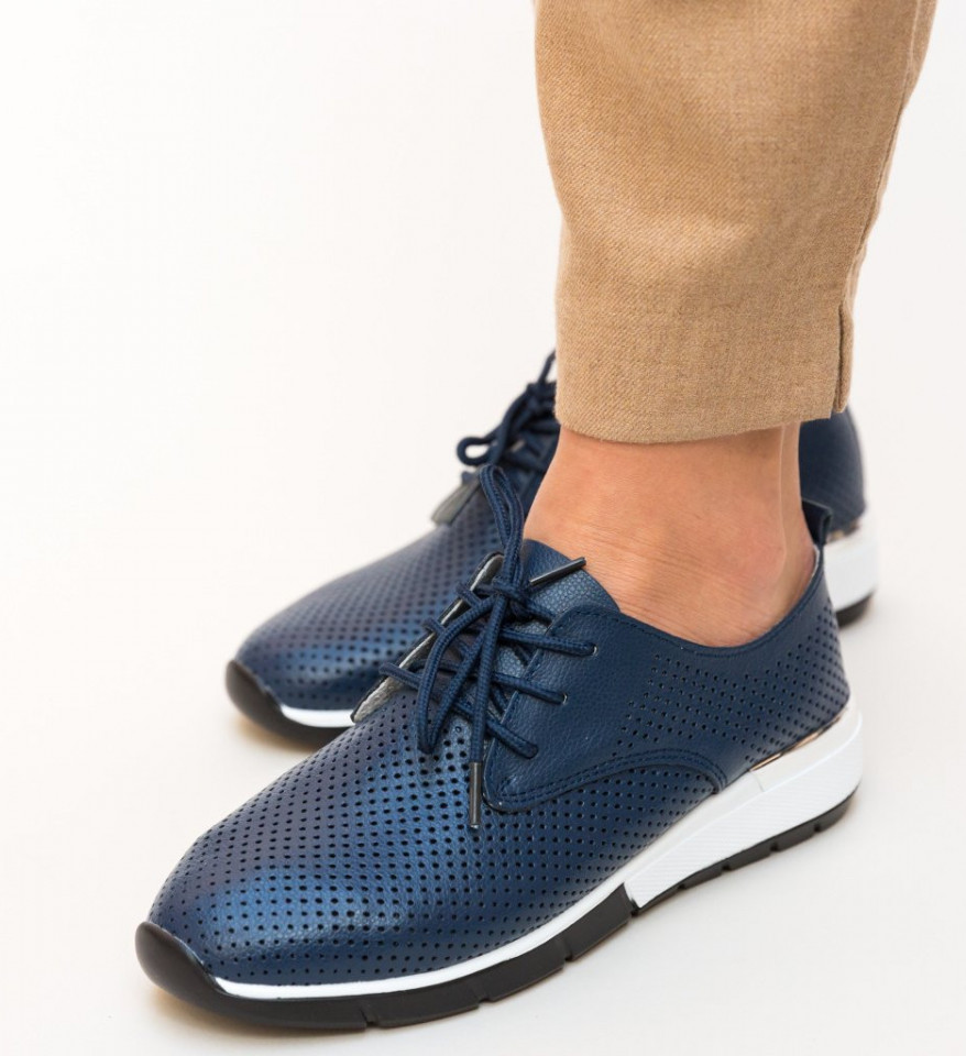 Pantofi Casual Albert Bleumarin - Img 7