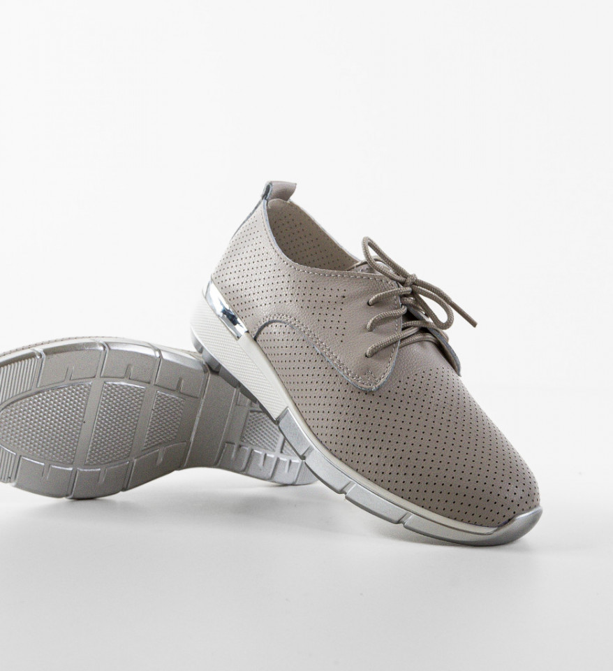 Pantofi Casual Albert Gri - Img 3