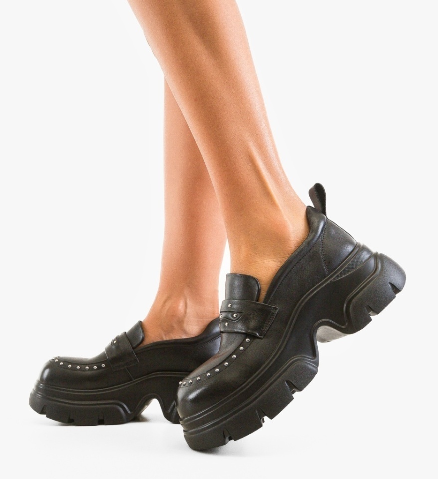 Pantofi Casual Allen Negri - Img 6