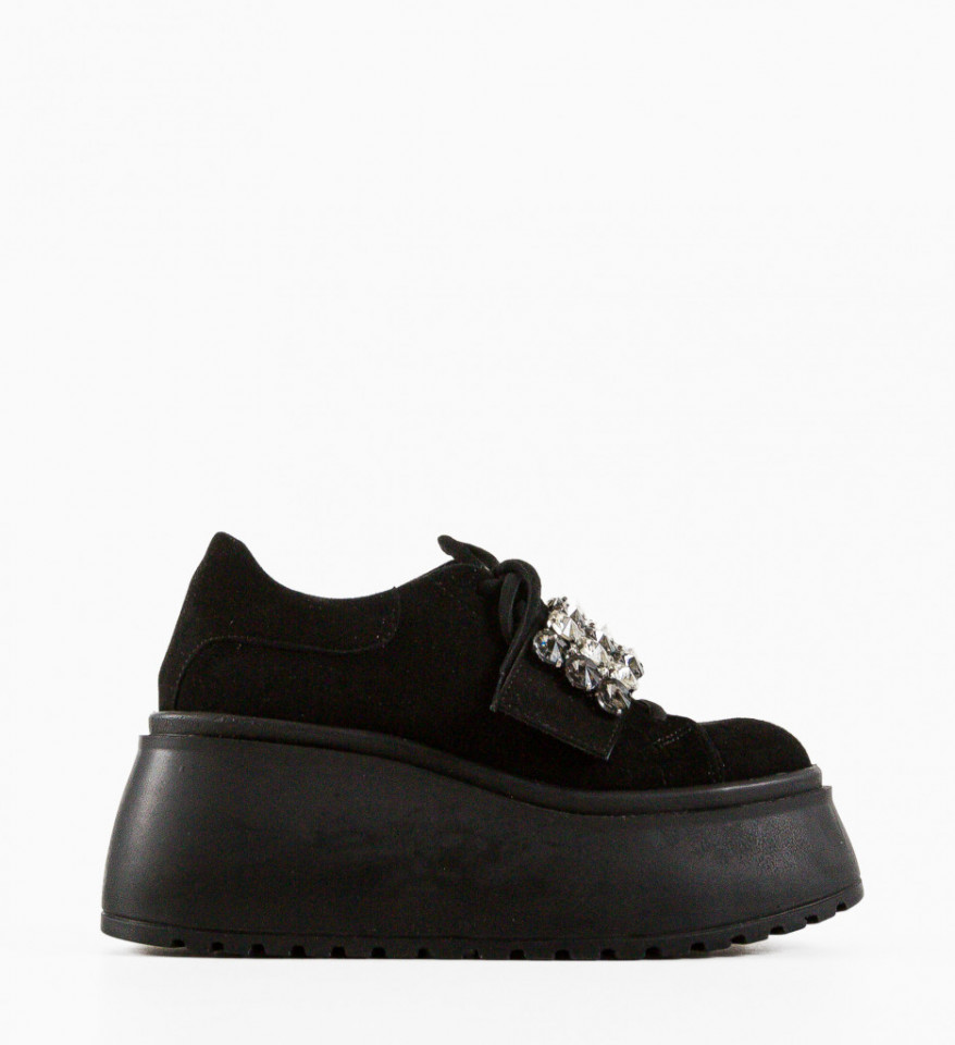 Pantofi Casual Alma Negri - Img 1