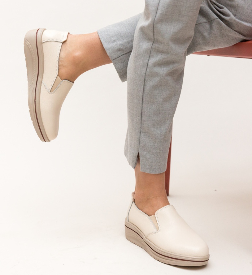 Pantofi Casual Alpino Bej - Img 7