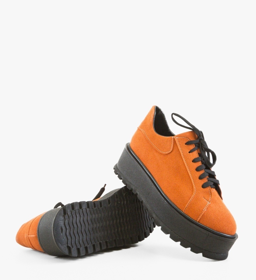 Pantofi Casual Amdre Portocalii - Img 2