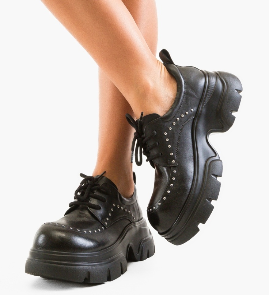 Pantofi Casual Anish Negri - Img 6