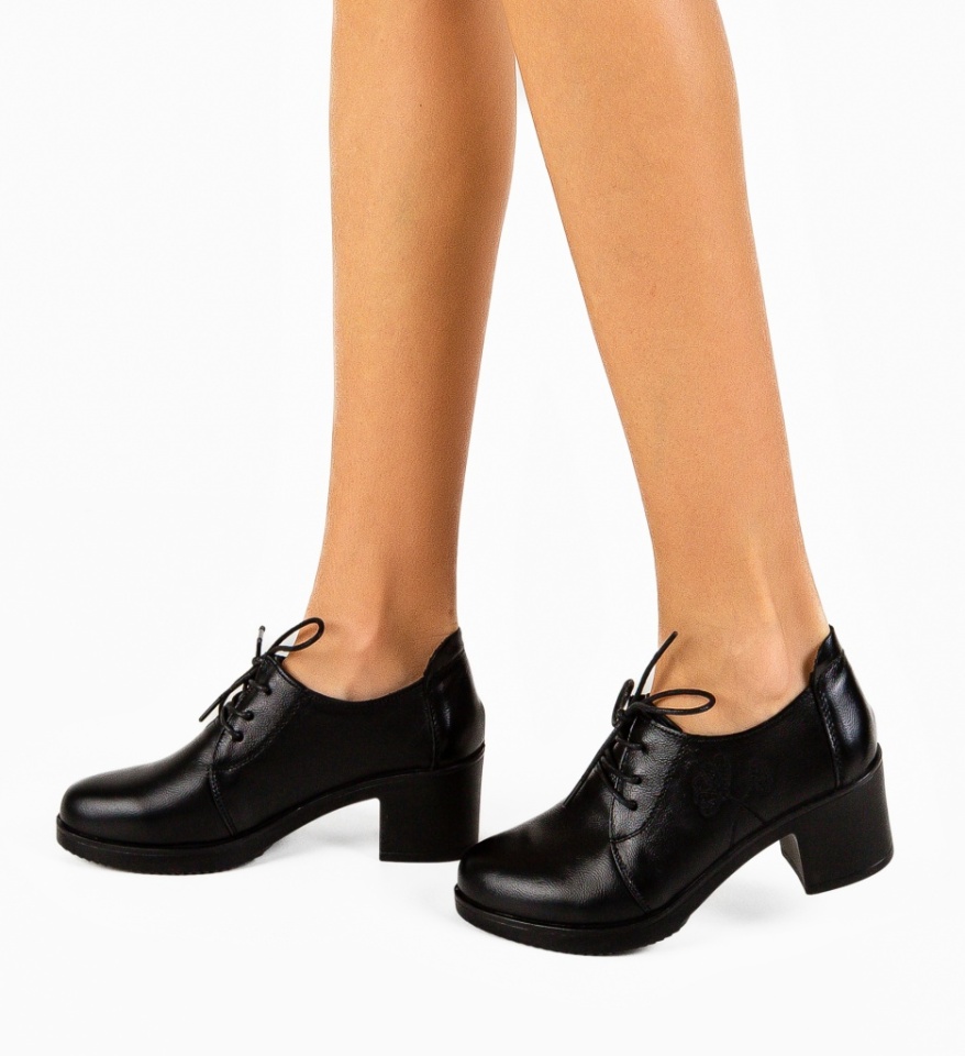 Pantofi Casual Atraxia Negre - Img 6