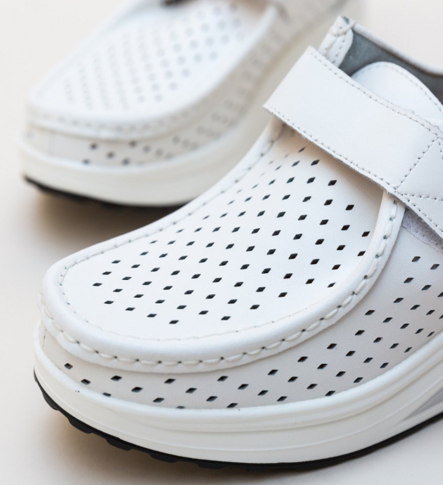 Pantofi Casual Bozta Albi - Img 6