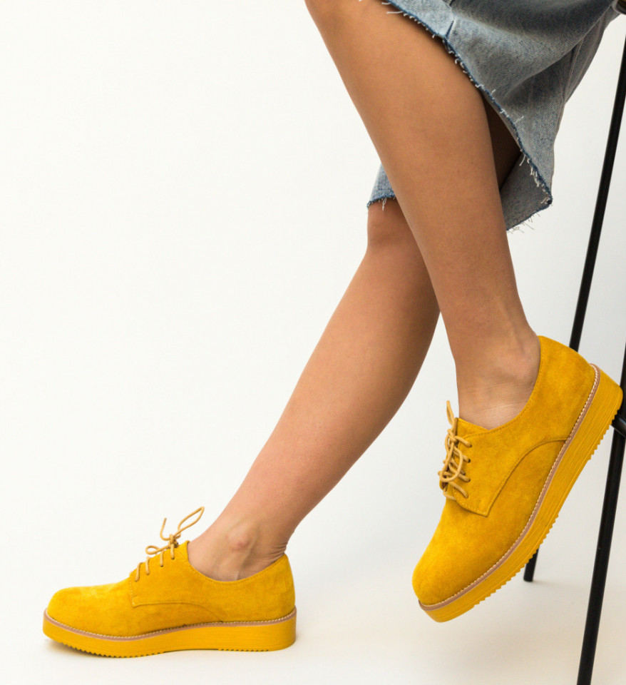 Pantofi Casual Burgas Galbeni