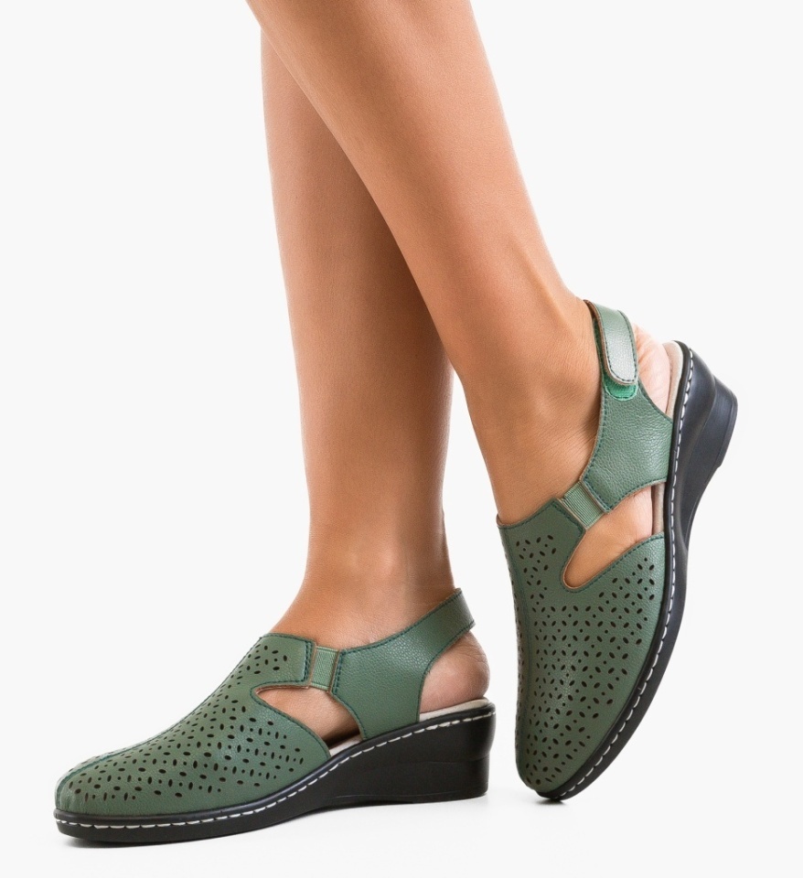 Pantofi Casual Byhy Verzi - Img 6
