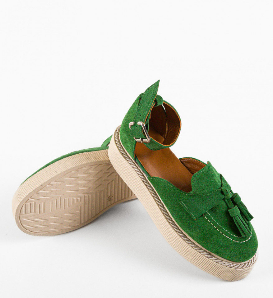 Pantofi Casual Cestus Verzi - Img 3