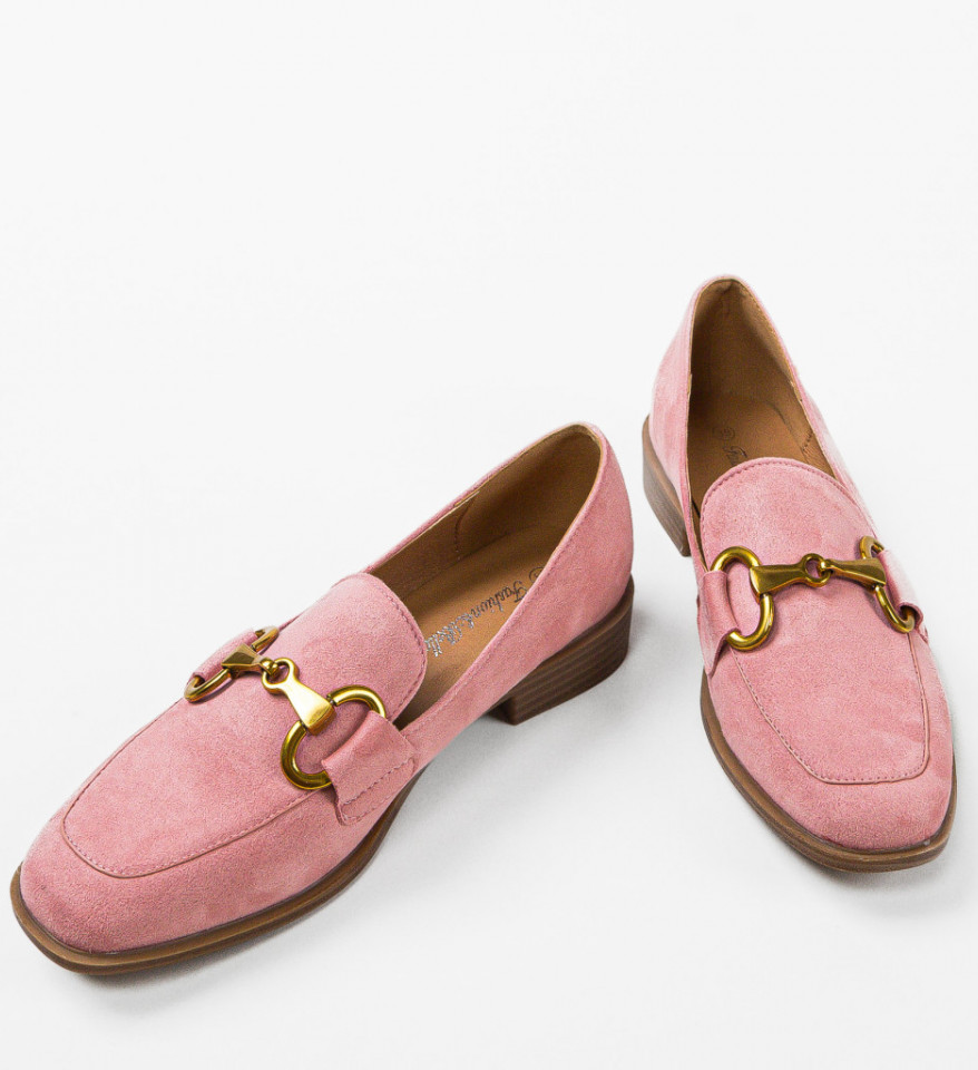 Pantofi Casual dama Cloe Roz - Img 2