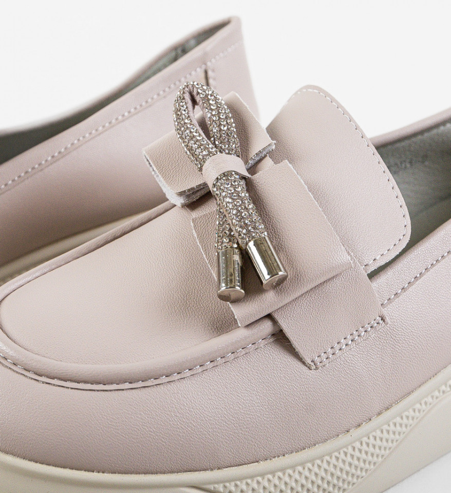 Pantofi casual dama Eacona Roz - Img 4