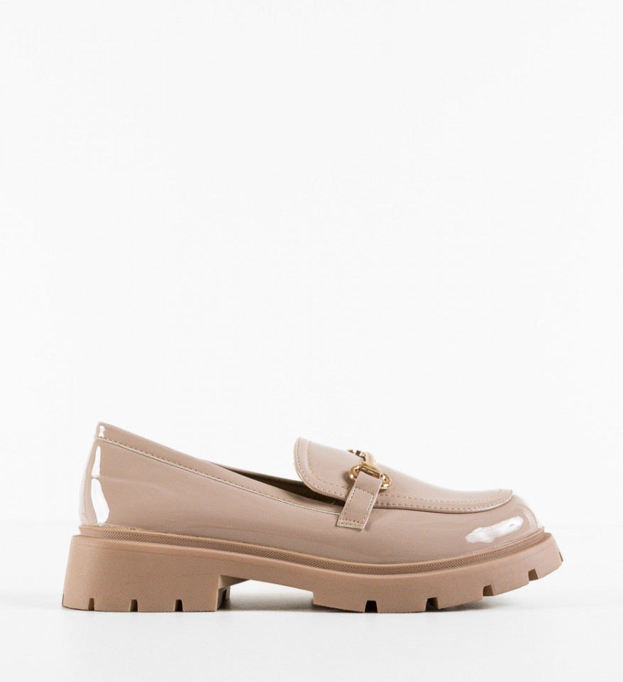 Pantofi Casual dama Gobba Bej - Img 1