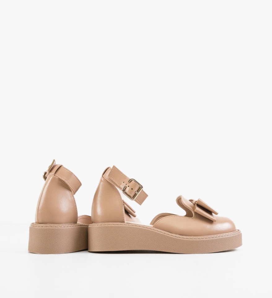 Pantofi Casual dama Hammbe Bej - Img 5