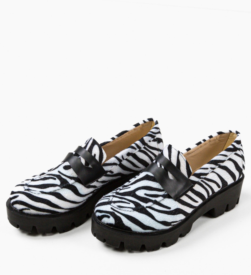 Pantofi Casual dama Kardy Zebra - Img 2