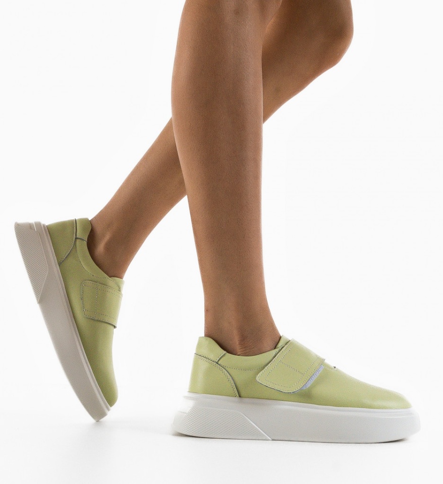 Pantofi Casual dama Slamet Galbeni - Img 4