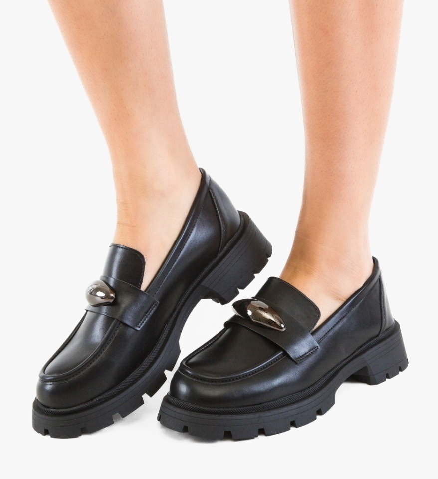 Pantofi casual dama Torant Negri - Img 6