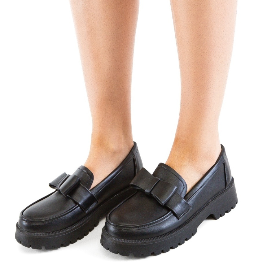 Pantofi casual dama Tyrewn Negri - Img 6