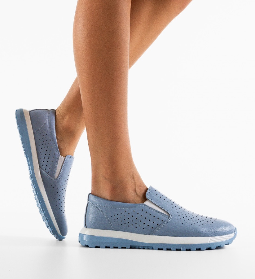 Pantofi Casual Damaris Albastri - Img 5