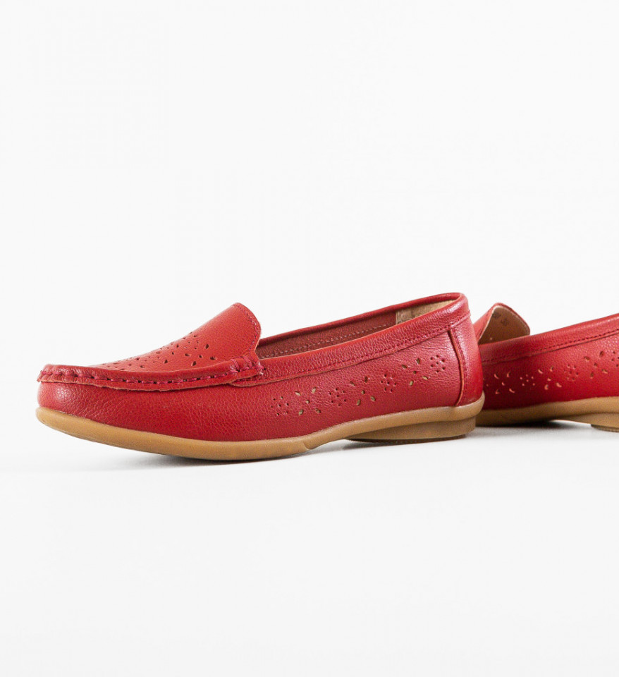 Pantofi Casual Debar Rosii - Img 6