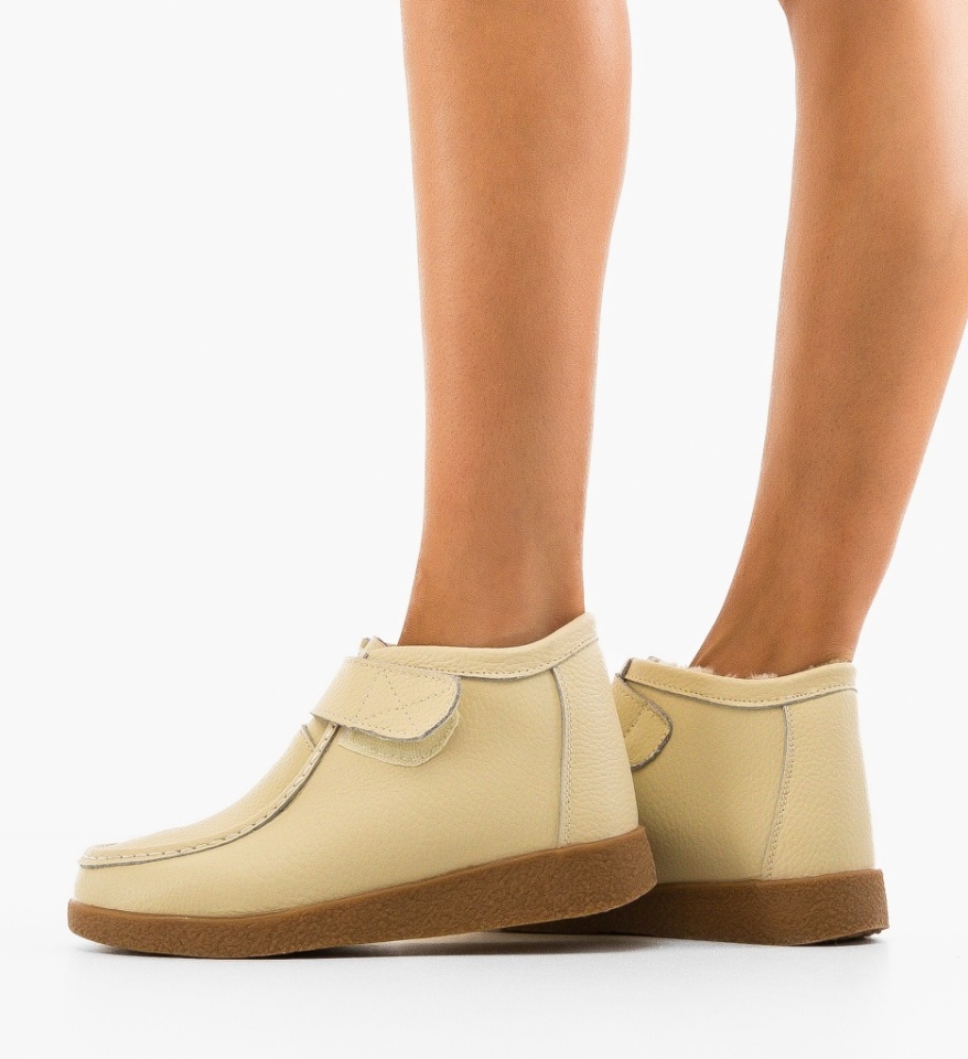 Pantofi Casual Debir Bej - Img 5