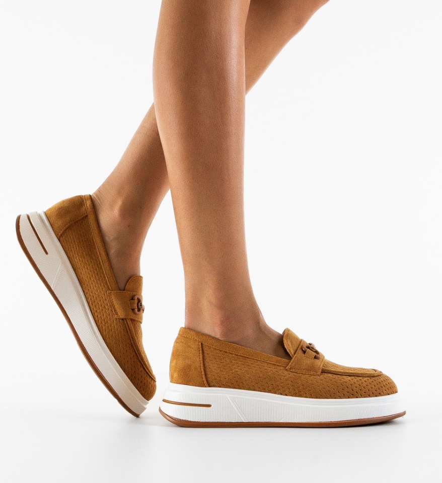 Pantofi Casual Ekine Camel - Img 5