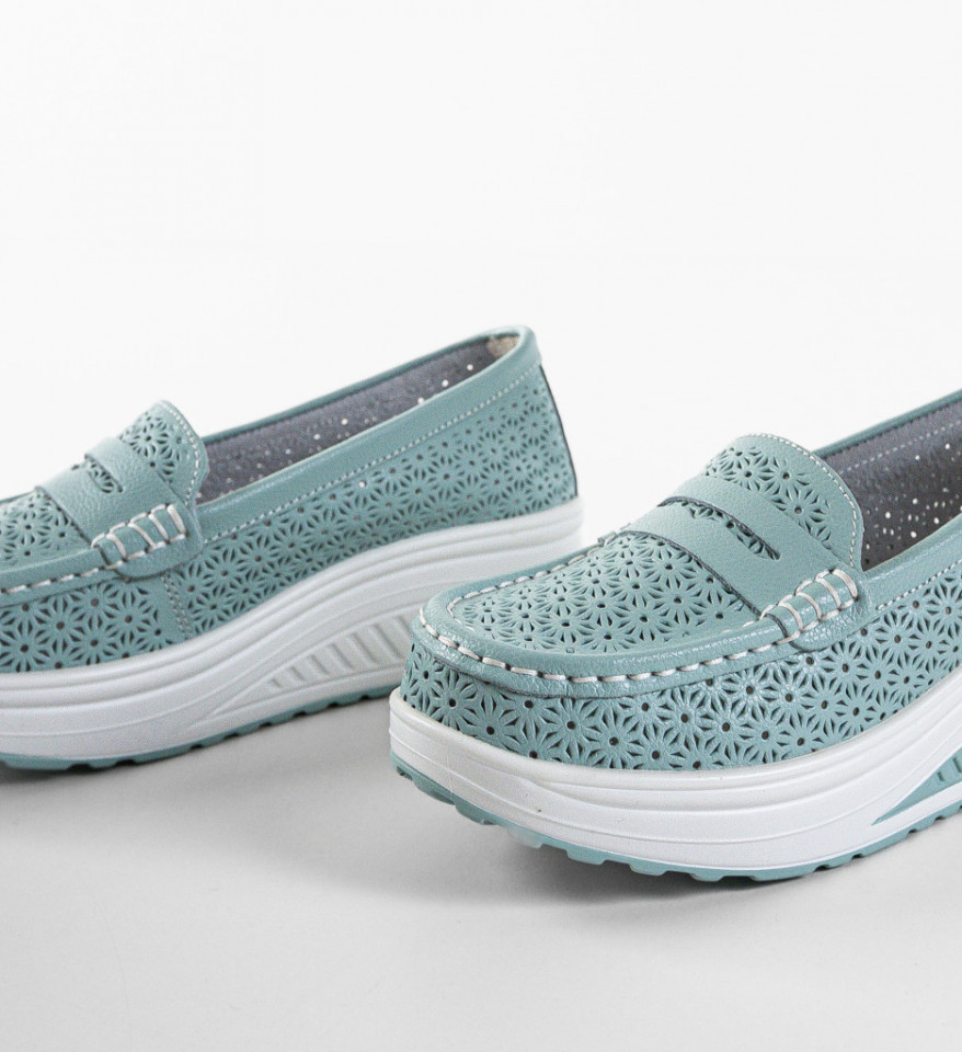 Pantofi Casual Fyrya Verzi - Img 3