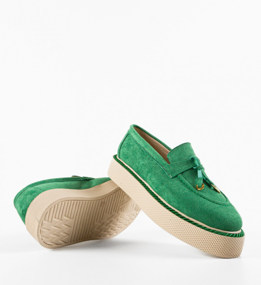 Pantofi Casual Golea Verzi - Img 3
