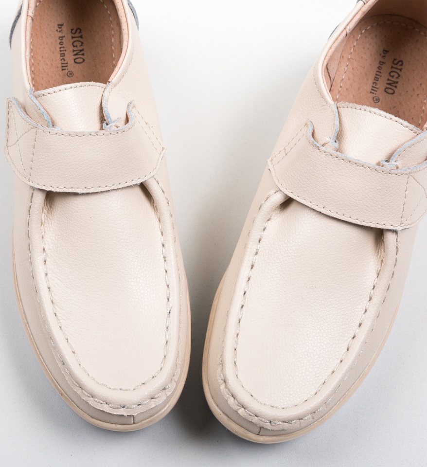 Pantofi Casual Groma Bej - Img 14