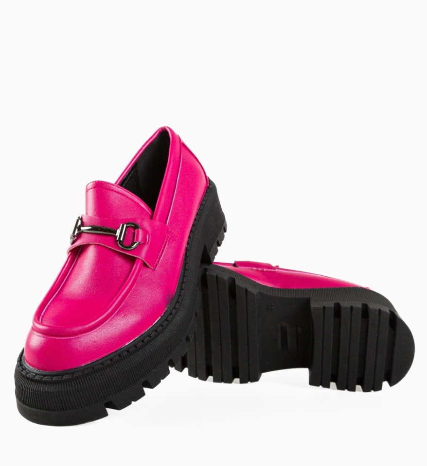 Pantofi Casual Jung Fuchsia - Img 4