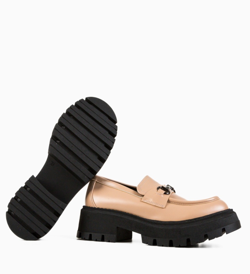 Pantofi Casual Jung Nude - Img 3