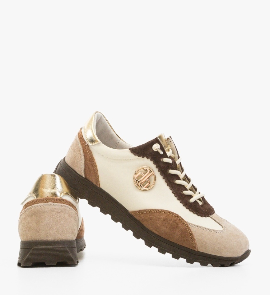 Pantofi Casual Kaneb Bej - Img 2