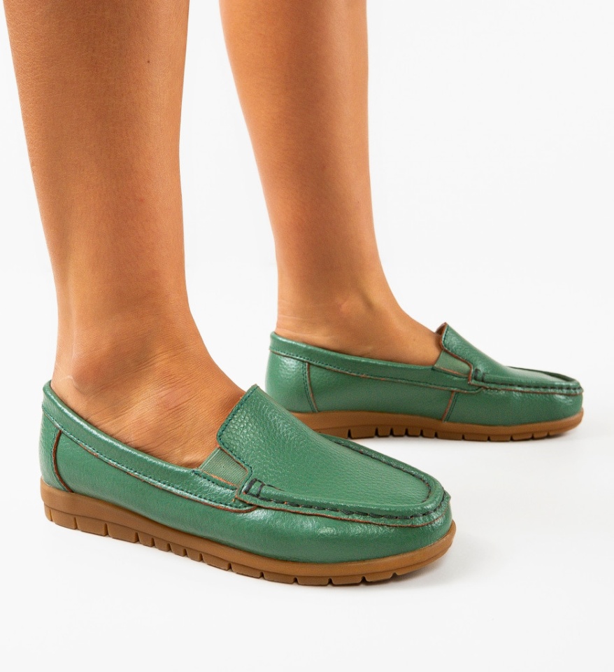 Pantofi Casual Kives Verzi - Img 5