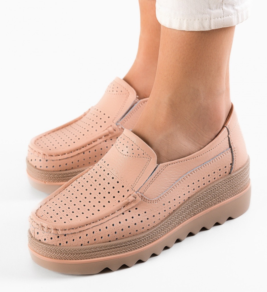 Pantofi Casual Krat Roz - Img 5