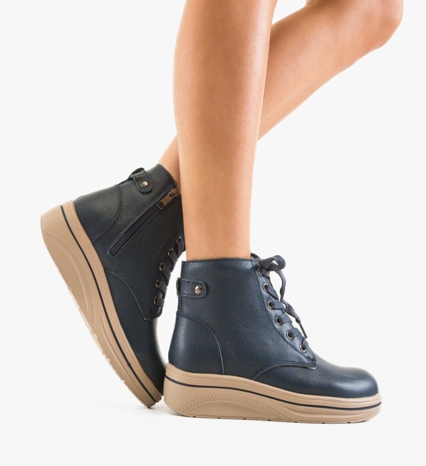 Pantofi Casual Lakiob Bleumarin - Img 1