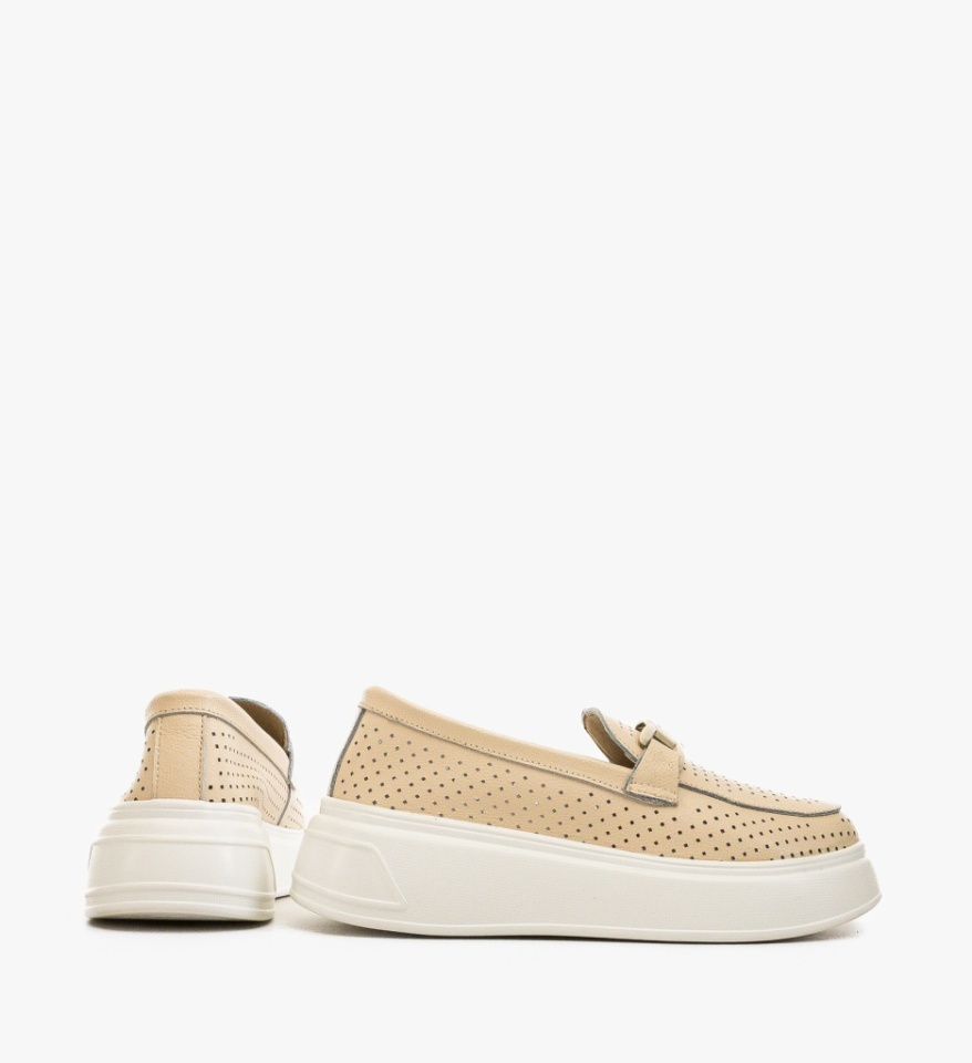Pantofi Casual Lezzer Bej - Img 2