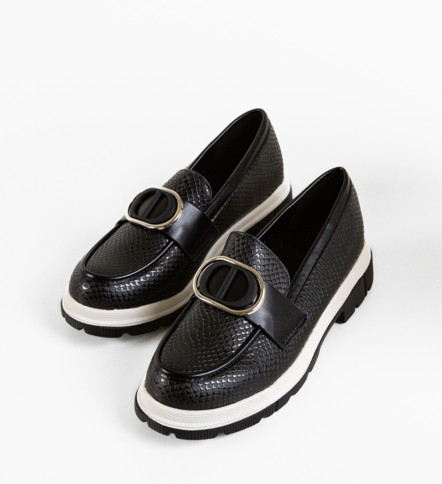 Pantofi Casual Lison Negri - Img 3