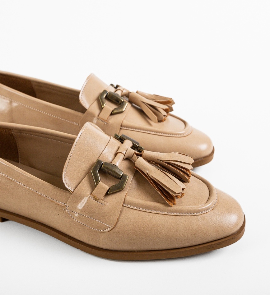 Pantofi Casual Loroy Bej - Img 3