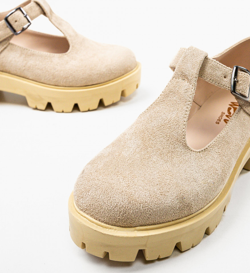 Pantofi Casual Lybon Bej - Img 4
