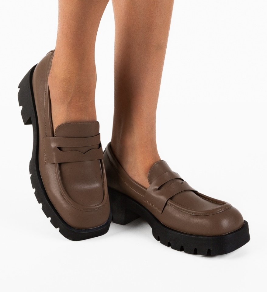 Pantofi Casual Madison Khaki - Img 7