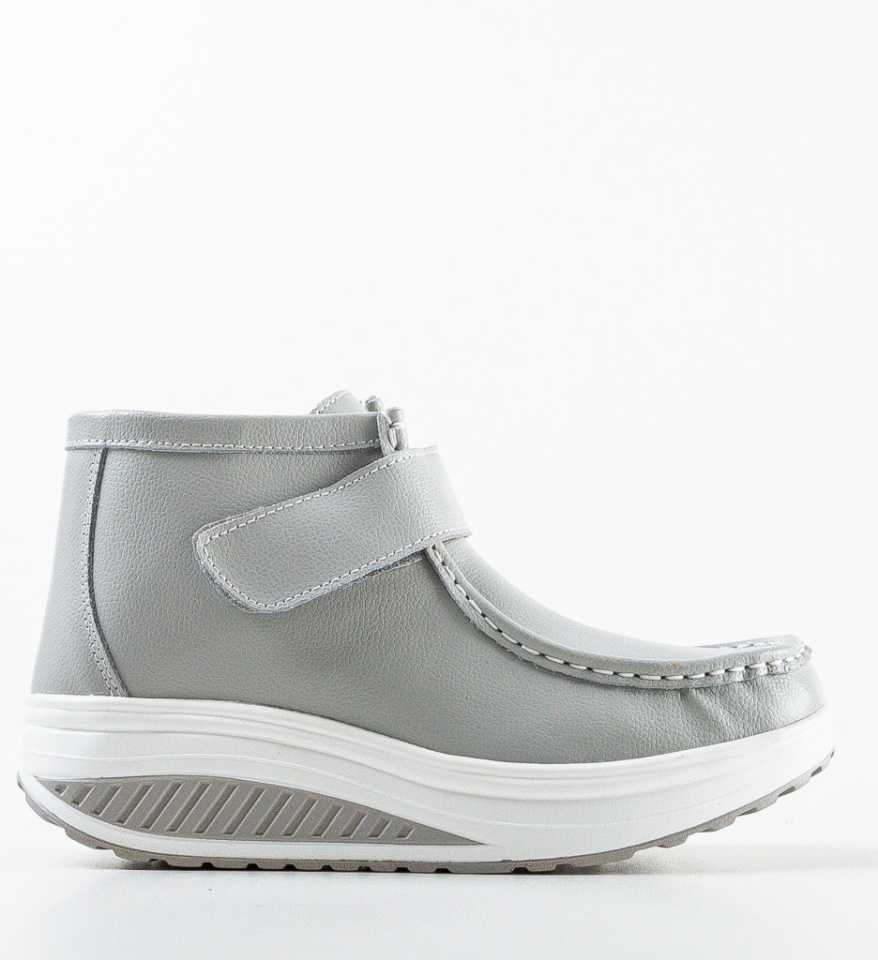 Pantofi Casual Misha Gri - Img 13