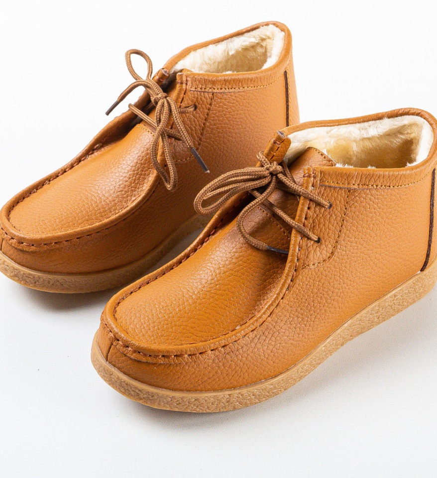 Pantofi Casual Munela Camel - Img 14